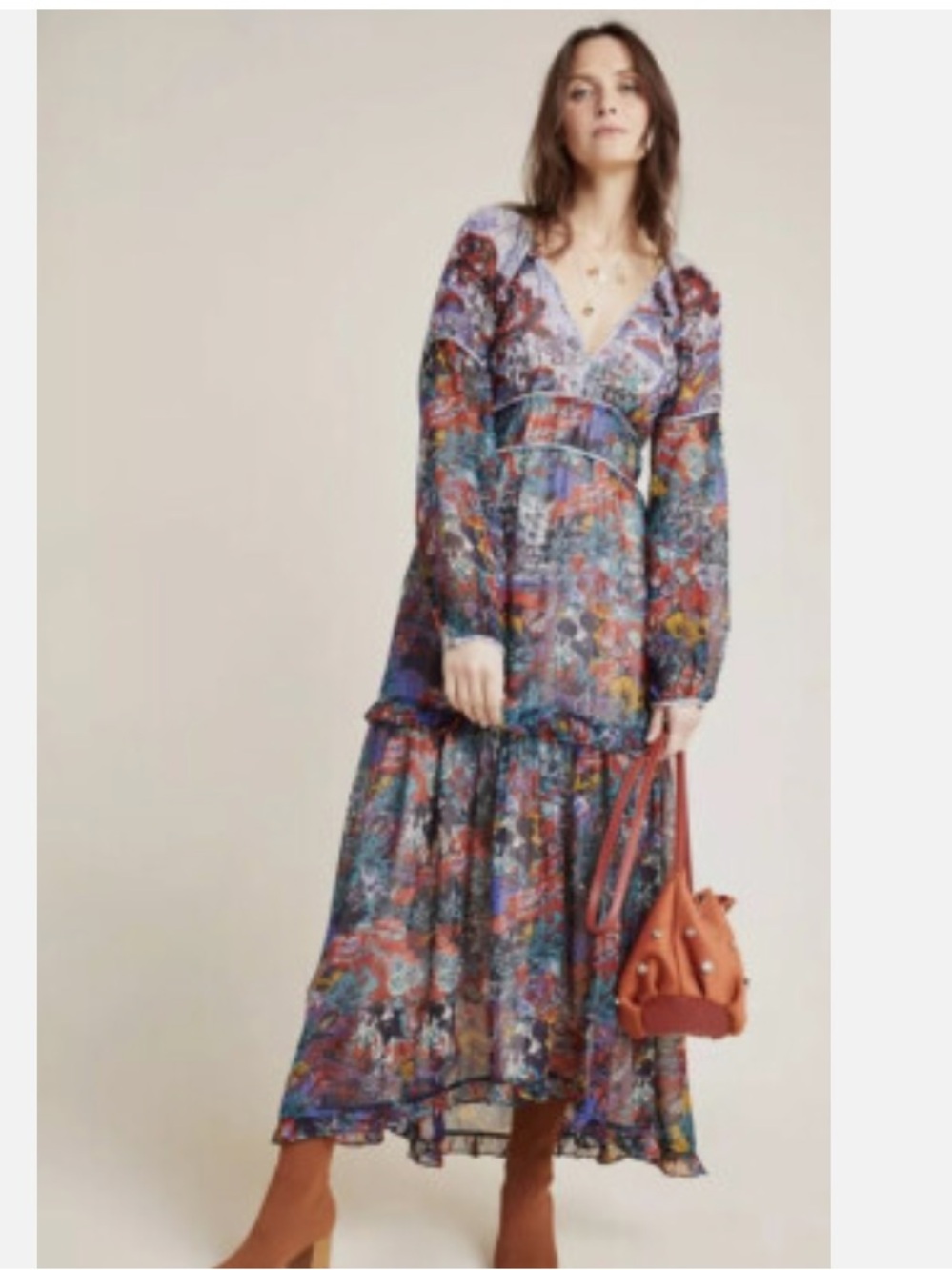 Mauve Annabella Maxi Dress Multicolored
